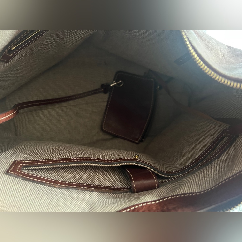 Dooney & Bourne Florentine leather shoulder hobo bag - Picture 4 of 5